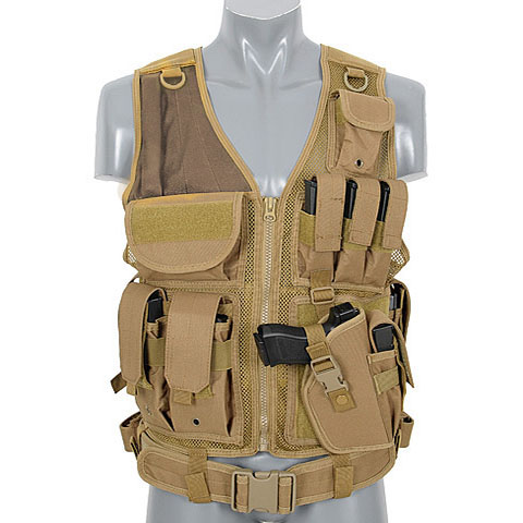 Chaleco airsoft CQB - Tan /