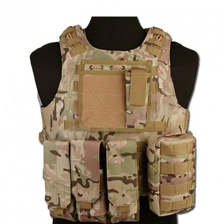 CHALECO TACTICO FSBE VERDE - Ropa táctica Airsoft