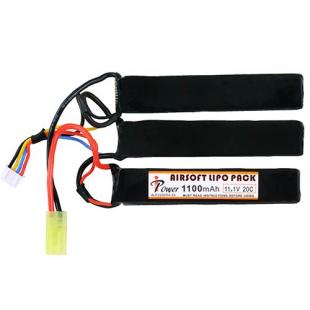 Batería lipo Ipower 11.1 V 1100 MAH 20C-40C - 3 Modulos