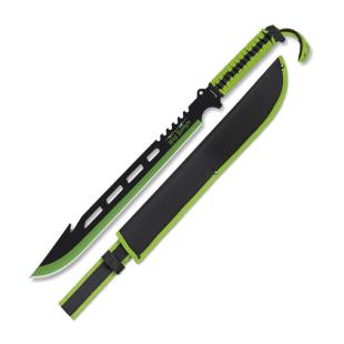 MACHETE BOLO ALBAINOX ZOMBIE CUERDA 46CM NEGRO-VERDE 32436