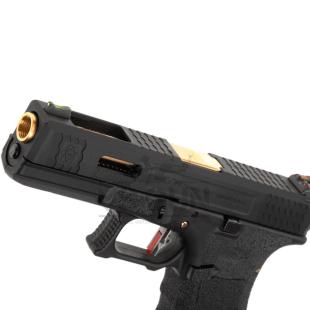 PISTOLA G17 WE G-FORCE 17 NEGRA/GOLD