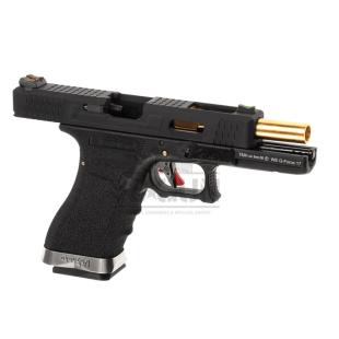 PISTOLA G17 WE G-FORCE 17 NEGRA/GOLD