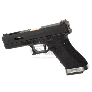 PISTOLA G17 WE G-FORCE 17 NEGRA/GOLD