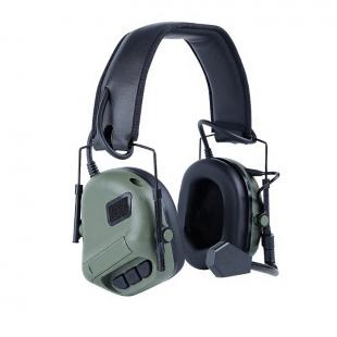 Auriculares Tácticos Verde OD - Combat Zone