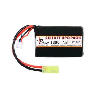 Batería lipo 11.1 V 1300 MAH 20C-40C Mini