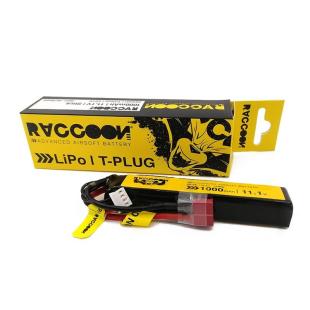 Batería lipo 11.1V Raccoon 1000 Mah 25-50C - Tdean