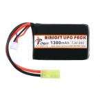 7.4 V Lipo battery Mini - 1300 Mah 20C
