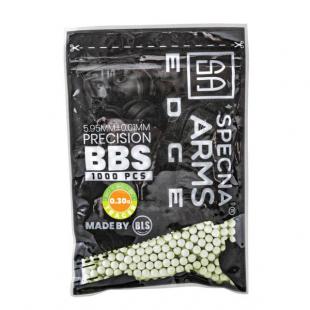 Specna Arms Edge Green Bio Tracer Balls 0.30g 1000 bbs - By BLS