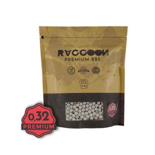 Bolas Raccoon Bio Premium 0,32 gramos Blancas 1560 bbs