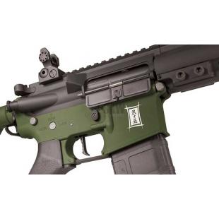 BUSHIDO YU OD REPLICA WITH ELECTRONIC TRIGGER - SAIGO DEFENSE - Improved Maple leaf