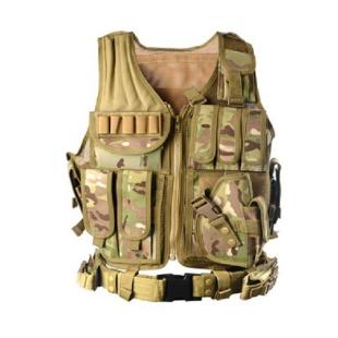 CQB AIRSOFT VEST - MULTICAM