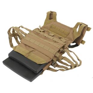 JPC Vest With Ballistic Plates - Tan
