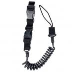 Correa Antiperdida Deluxe Para Pistola - Negra Lanyard