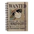 Cuaderno One Piece Wanted Luffy