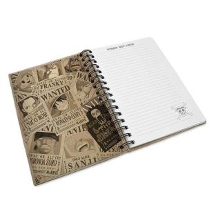 Cuaderno One Piece Wanted Luffy