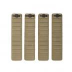 Rail Covers 4 units - TAN