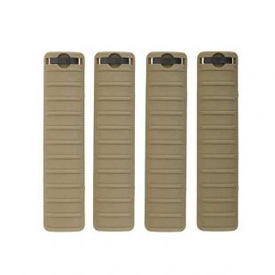 Rail Covers 4 units - TAN