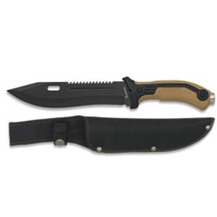 KNIFE ALBAINOX SIERRA TAN HANDLE