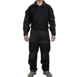 Delta Tactics Multicam Black Combat Uniform - Various Sizes