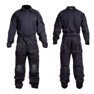 Delta Tactics Black Combat Uniform - Various Sizes