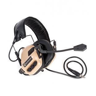 Earmor M32 Headphones Tactical Hearing Protection Ear-Muff- M32 Tan