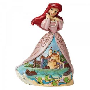 Figura Ariel Castillo Pintada a Mano Disney
