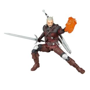 Figura Geralt Armadura Lobo The Witcher 3 18cm