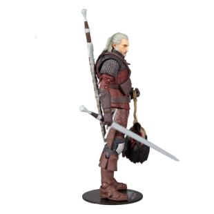 Figura Geralt Armadura Lobo The Witcher 3 18cm