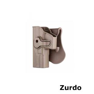 Funda Glock 13,17,18,19,23 Amomax GEN2 Para ZURDO - Tan