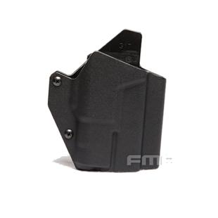 FUNDA RIGIDA PARA PISTOLAS GLOCK 23 Y 19 CON LINTERNA