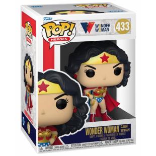 Funko Pop! Wonder Woman Clásica Capa 80th