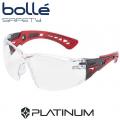 Bollé RUSH+ transparent anti-fog glasses