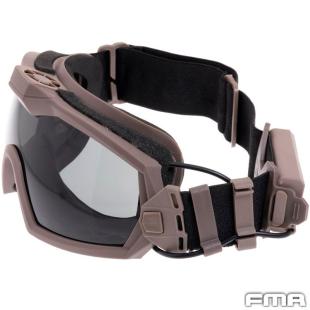 Gafas FMA con ventilador. Color TAN