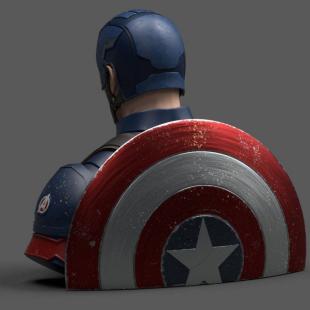 Hucha Capitán América 22cm Marvel
