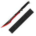 MACHETE BOLO ALBAINOX TRODON 39 CM NEGRO-ROJO