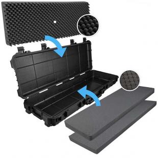DragonPro Rigid Briefcase 119x40x16 cm Waterproof Black