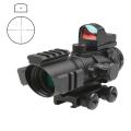 Mira Rhino 4x32 Con Fibra Óptica + Micro Red dot