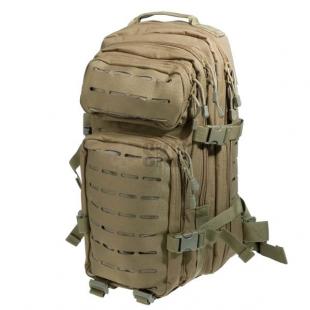 Delta Tactics Tactical Laser Cut Backpack 30L - TAN