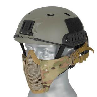 Máscara Rejilla+Tela Para Casco Multicam