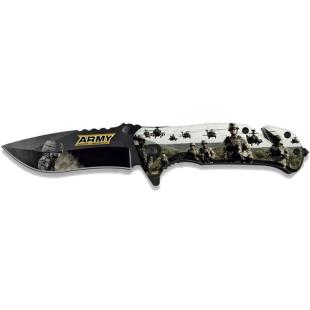 ALBAINOX ASSISTED POCKET KNIFE 8.2CM ARMY 3D PRINT