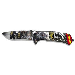 ALBAINOX KNIFE ASSISTED GEO 8.2CM MULTICOLOR