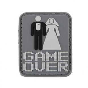 PVC Embossed GAME OVER Patch