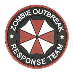 PVC Embossed ZOMBIE OUTBREAK Patch