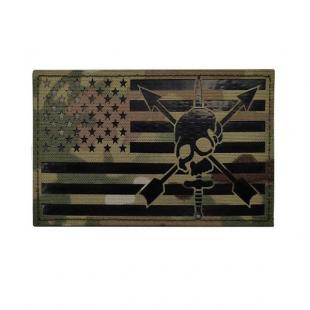 Green Berets 3D Fabric Patch F219 Multicam