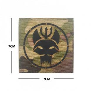 Parche Tela 3D Seal Team F33 Multicam