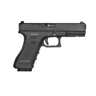 Pistola Evolution E017 Glock Corredera ABS Negra Mejorada MAPLE LEAF