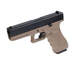 GLOCK 17 WE GEN4 GAS PISTOL Tan/Black