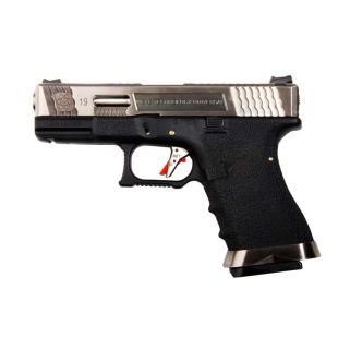 GLOCK 19 T7 CUSTOM GEN4 WE GAS BLACK PISTOL