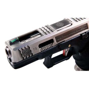GLOCK 19 T7 CUSTOM GEN4 WE GAS BLACK PISTOL