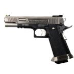 PISTOLA WE HI-CAPA 5.1 T.REX GAS  Negra/Plata